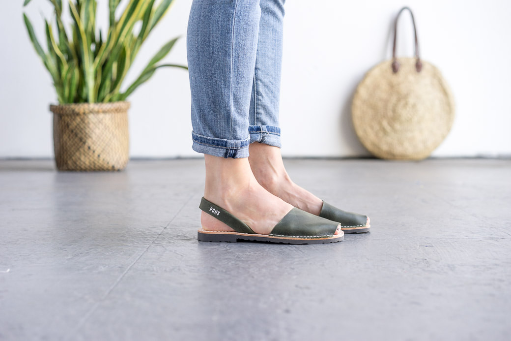Outlet FINAL SALE - Classic Style Women Forest Green